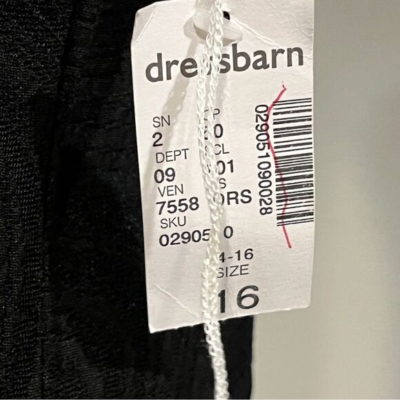 DressBarn Sleeveless boat neck Midi formal Dress size 16 - Picture 6 of 13